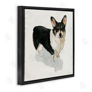 Grace Popp | Corgi Pet Dog Portrait Soft Neutral Shadow