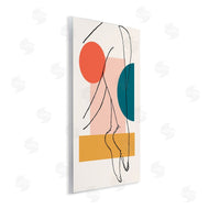 Alonzo Saunders | Abstract Legs over Bold Geometric Blocked Shapes