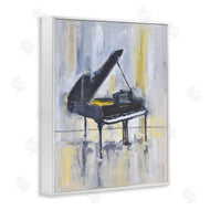 Allayn Stevens | Distressed Grand Piano Instrument Blue Gold