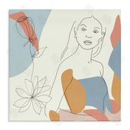 Melissa Wang | Expressive Female Linework Spring Florals Pastel Curves