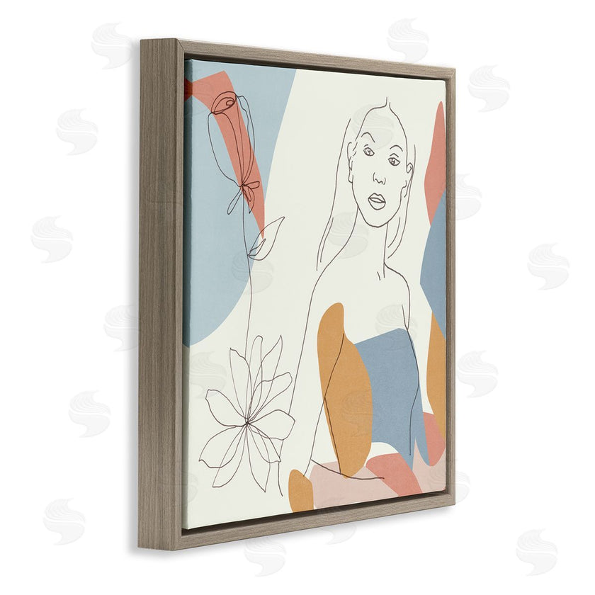 Melissa Wang | Expressive Female Linework Spring Florals Pastel Curves