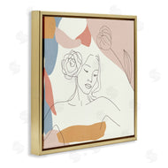 Melissa Wang | Female Linework Study Floral Hair Abstract Curves