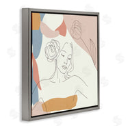 Melissa Wang | Female Linework Study Floral Hair Abstract Curves
