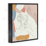 Melissa Wang | Female Linework Study Floral Hair Abstract Curves