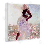 Alonzo Saunders | Fashion Style Female Dancing in Floral Field