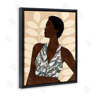 Alonzo Saunders | Beautiful Female Portrait Intricate Forest Pattern