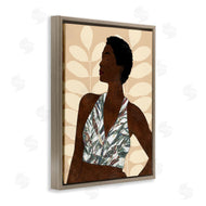 Alonzo Saunders | Beautiful Female Portrait Intricate Forest Pattern