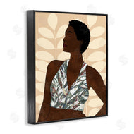 Alonzo Saunders | Beautiful Female Portrait Intricate Forest Pattern