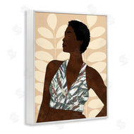 Alonzo Saunders | Beautiful Female Portrait Intricate Forest Pattern