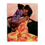 Alonzo Saunders | Motherly Hug Loving Family Daughter Moment