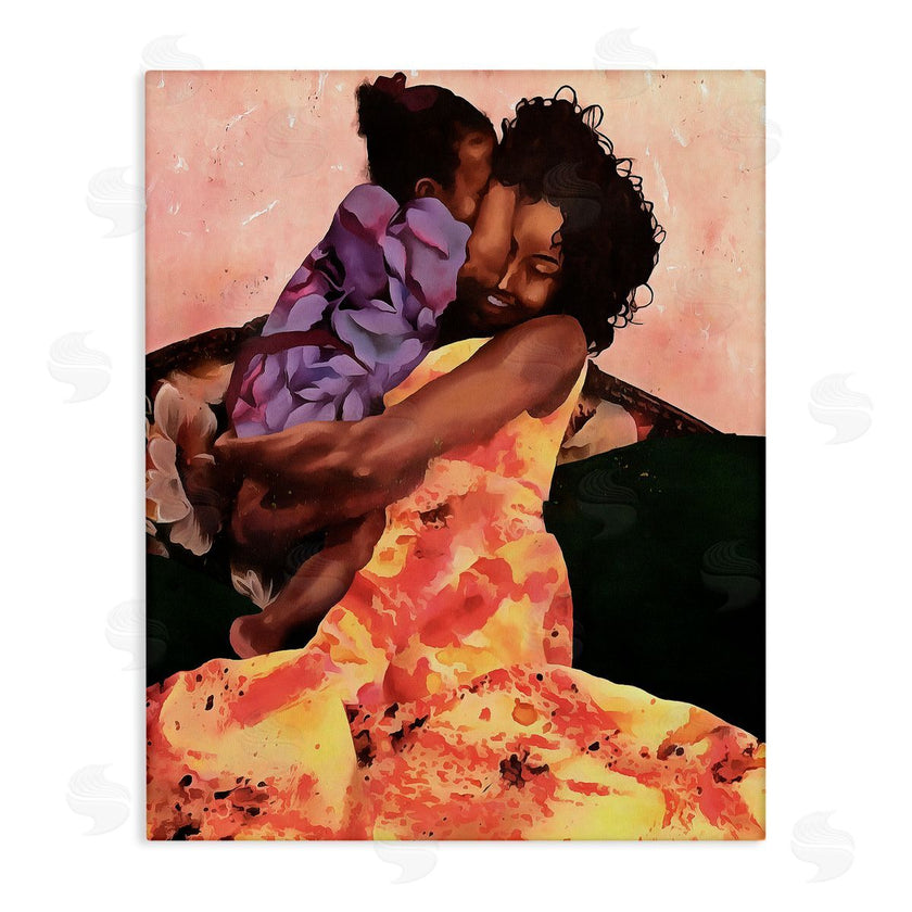 Alonzo Saunders | Motherly Hug Loving Family Daughter Moment