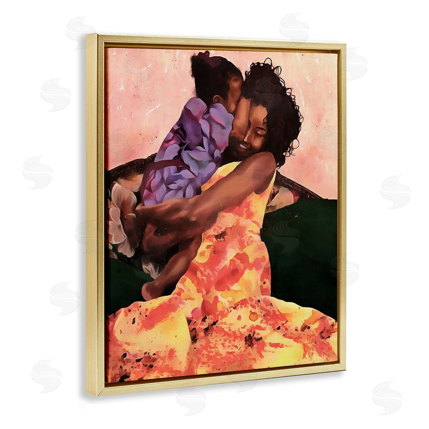 Alonzo Saunders | Motherly Hug Loving Family Daughter Moment
