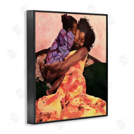 Alonzo Saunders | Motherly Hug Loving Family Daughter Moment