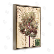 Alonzo Saunders | Vintage Postal Script Note Red Root Tree