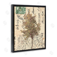 Alonzo Saunders | Country Vintage Postal Card Autumn Tree