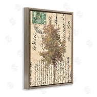 Alonzo Saunders | Country Vintage Postal Card Autumn Tree