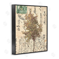 Alonzo Saunders | Country Vintage Postal Card Autumn Tree