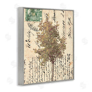 Alonzo Saunders | Country Vintage Postal Card Autumn Tree