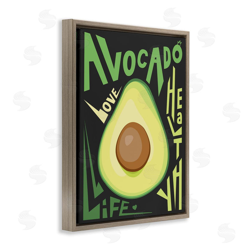 Ayse | Green Avocado Expressive Pop Healthy Love Phrases