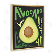 Ayse | Green Avocado Expressive Pop Healthy Love Phrases