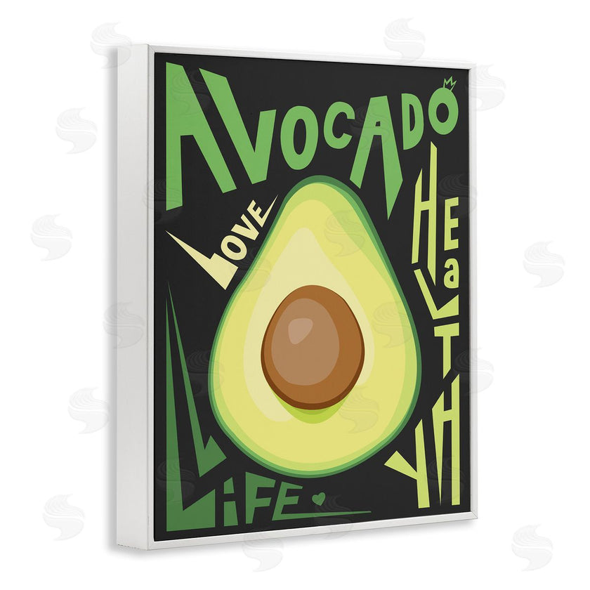 Ayse | Green Avocado Expressive Pop Healthy Love Phrases