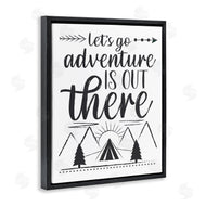 AE Design | Adventure's Out There Phrase Camping Tent Mountain Range