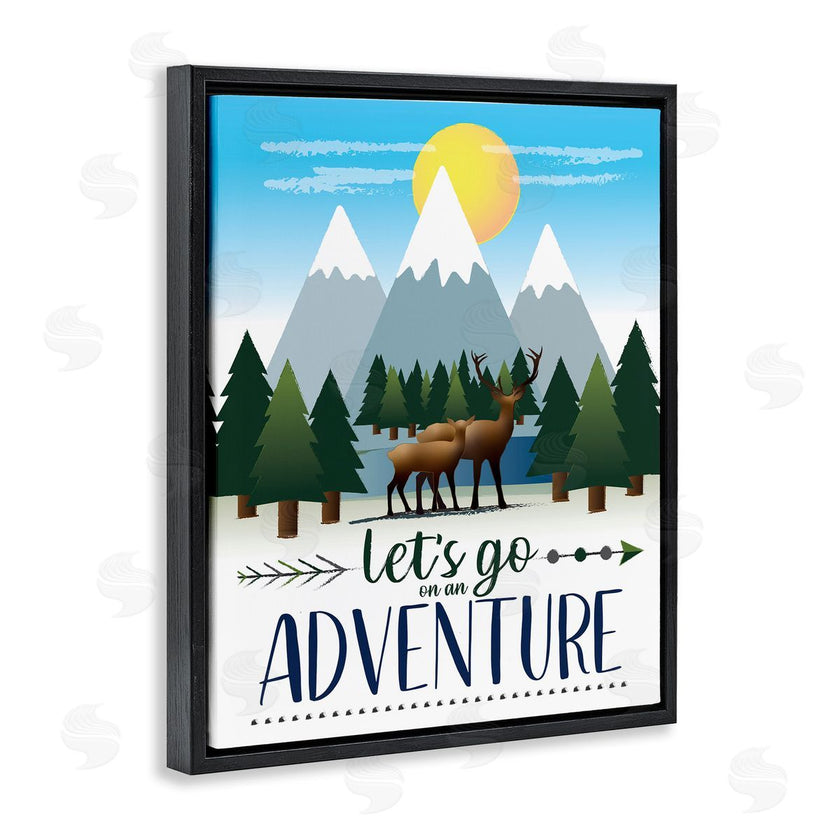 AE Design | Let's Go Adventure Phrase Forest Animal Mountain Range