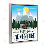 AE Design | Let's Go Adventure Phrase Forest Animal Mountain Range