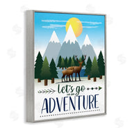 AE Design | Let's Go Adventure Phrase Forest Animal Mountain Range