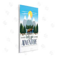 AE Design | Let's Go Adventure Phrase Forest Animal Mountain Range