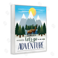 AE Design | Let's Go Adventure Phrase Forest Animal Mountain Range