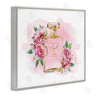Amanda Greenwood | Cute Pink Florals Splash Paint Fashion Bottle
