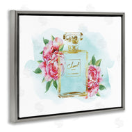 Amanda Greenwood | Pink Florals and Blue Splash Fashion Fragrance