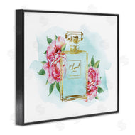 Amanda Greenwood | Pink Florals and Blue Splash Fashion Fragrance