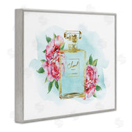 Amanda Greenwood | Pink Florals and Blue Splash Fashion Fragrance