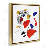 Nancy Ferrara | Calder Artist Abstract Portrait Primary Pop Shapes