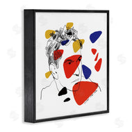 Nancy Ferrara | Calder Artist Abstract Portrait Primary Pop Shapes