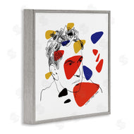 Nancy Ferrara | Calder Artist Abstract Portrait Primary Pop Shapes