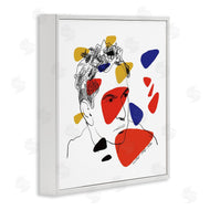 Nancy Ferrara | Calder Artist Abstract Portrait Primary Pop Shapes