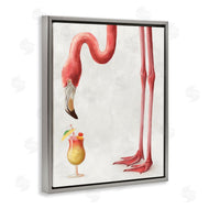 Ziwei Li | Thirsty Pink Flamingo Mai Tai Tropical Cocktail