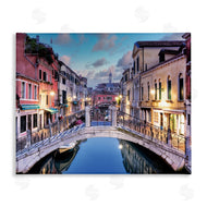 Alan Blaustein | Traditional Venice Cityscape Canal Bridge Architecture