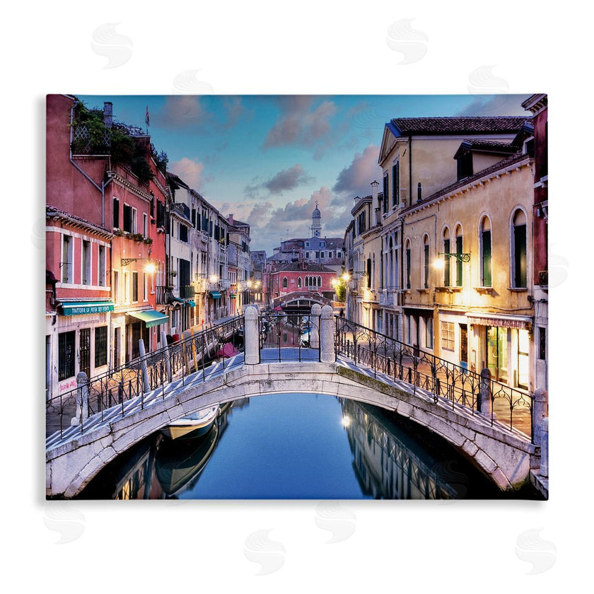 Alan Blaustein | Traditional Venice Cityscape Canal Bridge Architecture