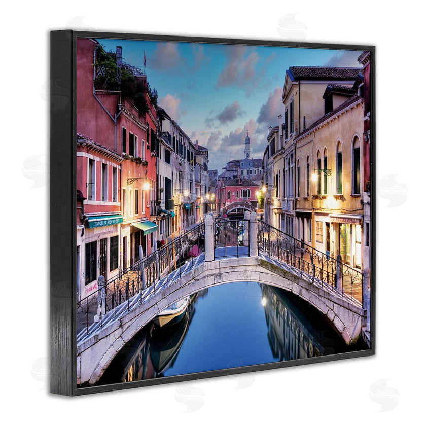 Alan Blaustein | Traditional Venice Cityscape Canal Bridge Architecture