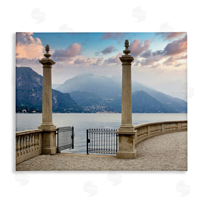 Alan Blaustein | Mountain Lake Landscape Italian Column Architecture