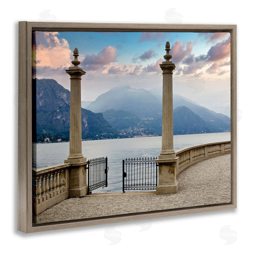 Alan Blaustein | Mountain Lake Landscape Italian Column Architecture