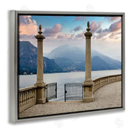 Alan Blaustein | Mountain Lake Landscape Italian Column Architecture