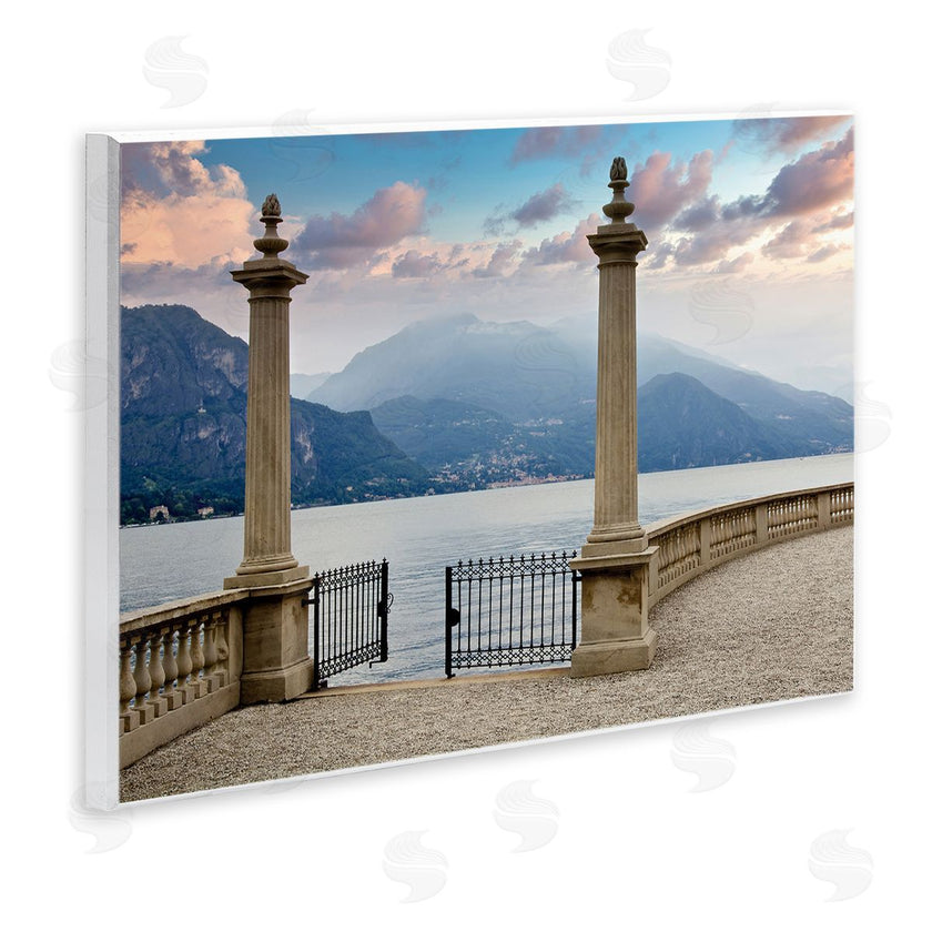 Alan Blaustein | Mountain Lake Landscape Italian Column Architecture