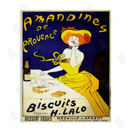 Leonetto Cappiello | Vintage Parisian Amandine's Biscuits European Advertisement