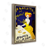 Leonetto Cappiello | Vintage Parisian Amandine's Biscuits European Advertisement
