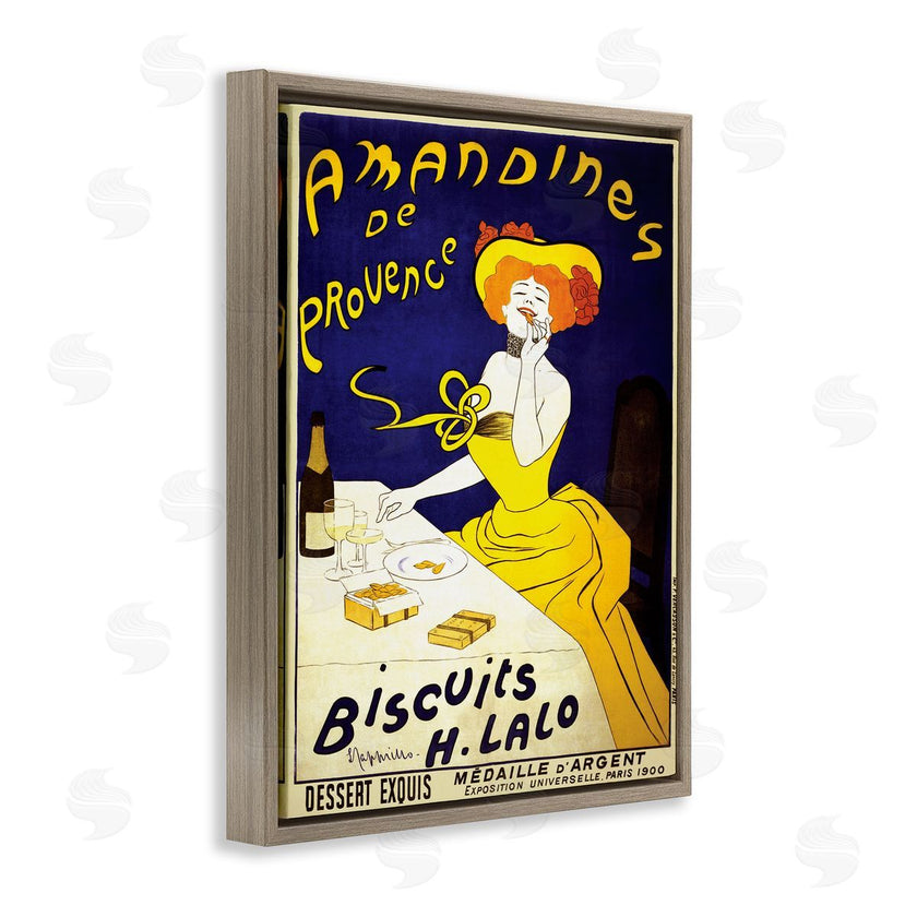 Leonetto Cappiello | Vintage Parisian Amandine's Biscuits European Advertisement
